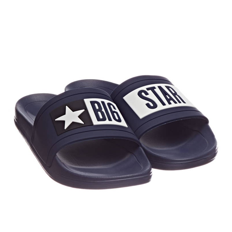Big Star DD274A265 chaussons de plage en caoutchouc bleu marine 2
