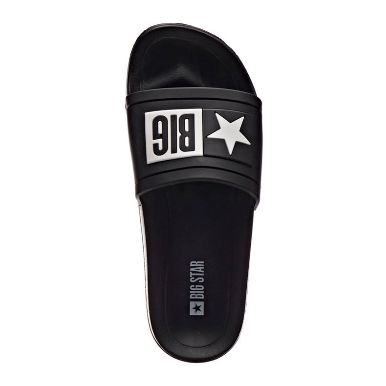 Chaussons de plage en caoutchouc noir Big Star DD274A266 le noir 1