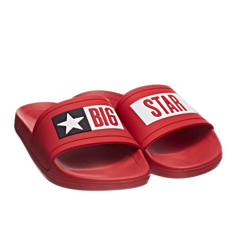 Chaussons de plage homme piscine rouge Big Star DD174702 1