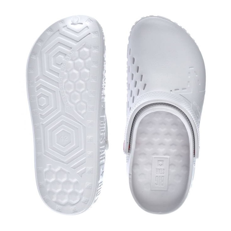 Chaussons homme kroks blanc Big Star II175003 1