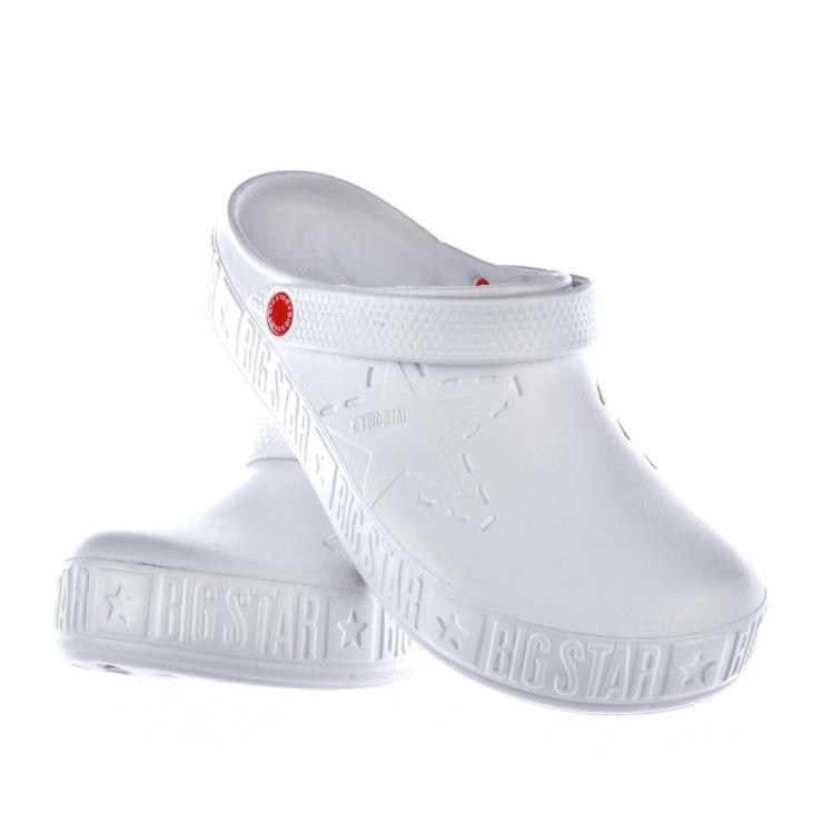 Chaussons homme kroks blanc Big Star II175003 2