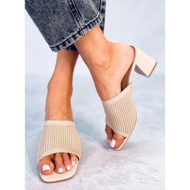 Greet Sandales à talons beiges 2