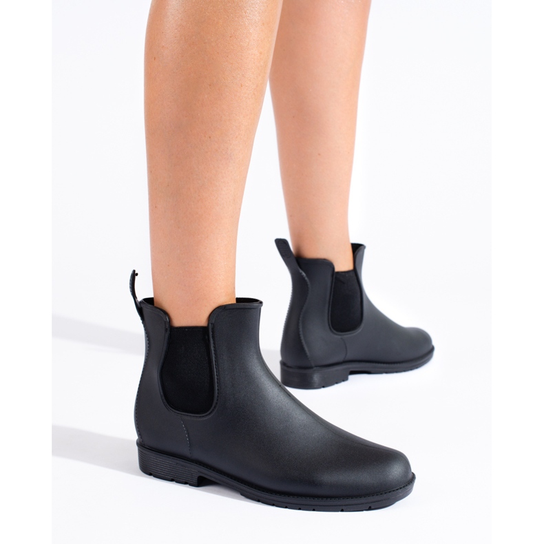 Bottes noires pour femmes de Shelovet vert 1