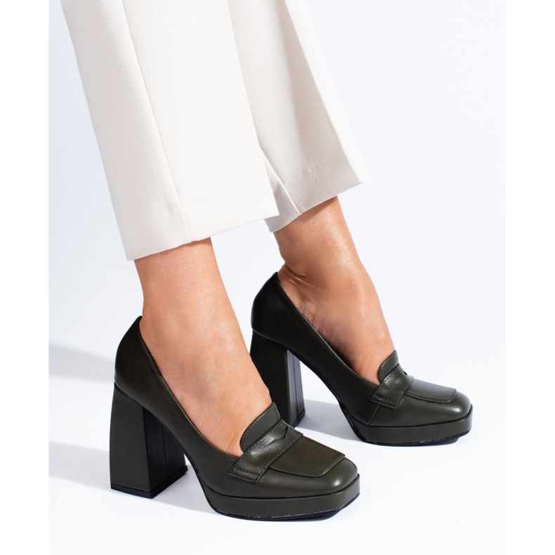 Richelieus vert foncé de Shelovet 1