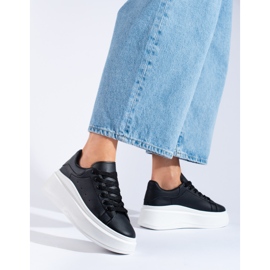 Chaussures de sport femme Shelovet noir blanc 1