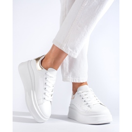 Chaussures de sport femme Shelovet blanches 1