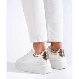 Chaussures de sport femme Shelovet blanches 2