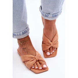 Chaussons Femme Orange Vanilla Sky Velour 2