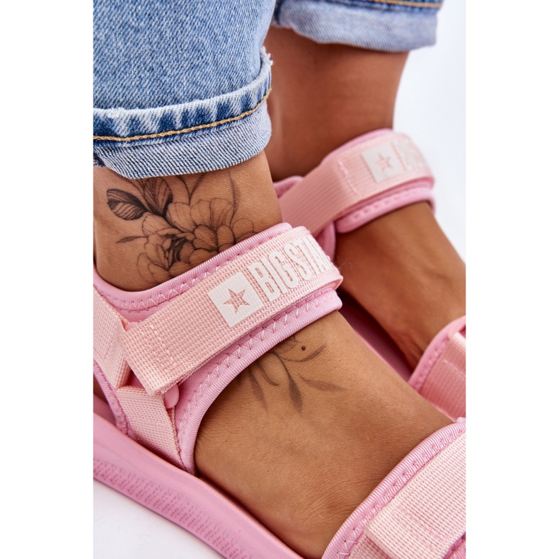 Sandales Sport Femme Big Star LL274729 Rose 5