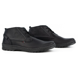 Olivier Chaussures décontractées en cuir pour hommes 234GT noir le noir 2 Olivier Chaussures décontractées en cuir pour hommes 234GT noir le noir 2