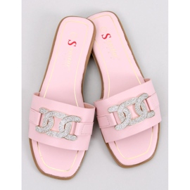Lames en zircone cubique Mille Pink rose 1
