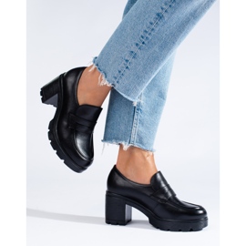 W. Potocki Chaussures noires à talons de Potocki le noir 3