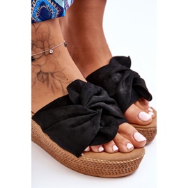 Claquettes Compensées Femme Noir Calama le noir 6