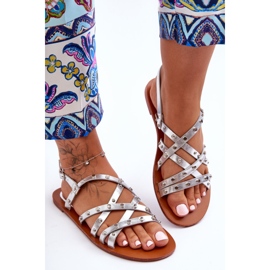 Sandales Femme Argent Alemona 1