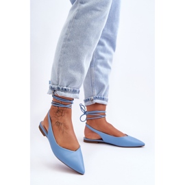 PG1 Ballerines à lanières pour femme Bleu Lilly Ann 2 PG1 Ballerines à lanières pour femme Bleu Lilly Ann 2