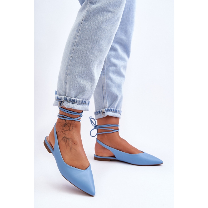 PG1 Ballerines à lanières pour femme Bleu Lilly Ann 2 PG1 Ballerines à lanières pour femme Bleu Lilly Ann 2