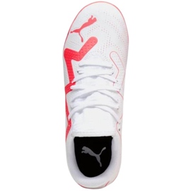 Chaussures de football Puma Future Play Tt Jr 107391 01 blanc blanc 1