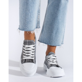 Mckeylor Baskets Avec Motif gris 3