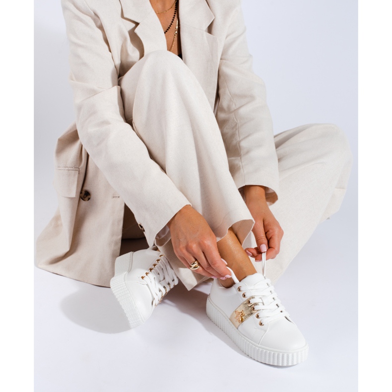 Chaussures de sport femme Potocki blanc blanche 1