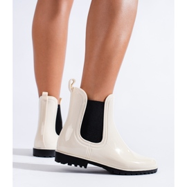 Bottes pour femmes crème de Shelovet blanc 1