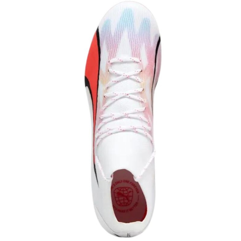 Chaussures de football Puma Ultra Pro FG/AG M 107422 01 blanche blanche 1 Chaussures de football Puma Ultra Pro FG/AG M 107422 01 blanche blanche 1