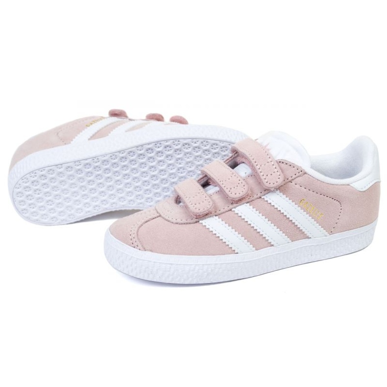 Chaussures adidas Gazelle Cf I Jr AH2229 rose 1