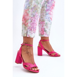 Sandales Zipola Fuchsia Classiques Sur Un Talon rose 6