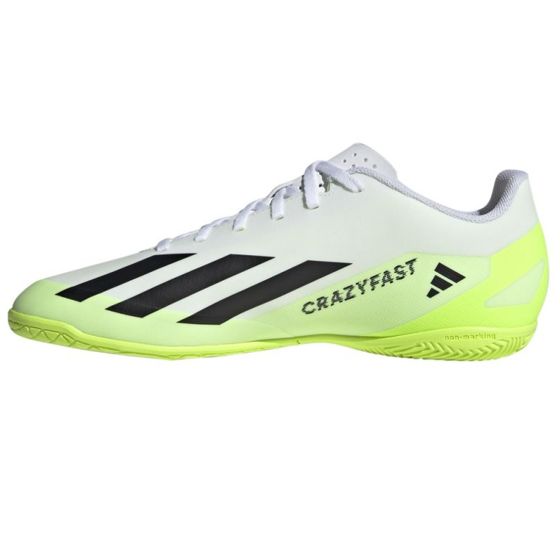 Adidas X Crazyfast.4 In M IE1586 chaussures de football blanc blanc 1