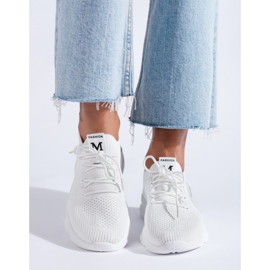 Chaussures de sport femme Shelovet blanches 1