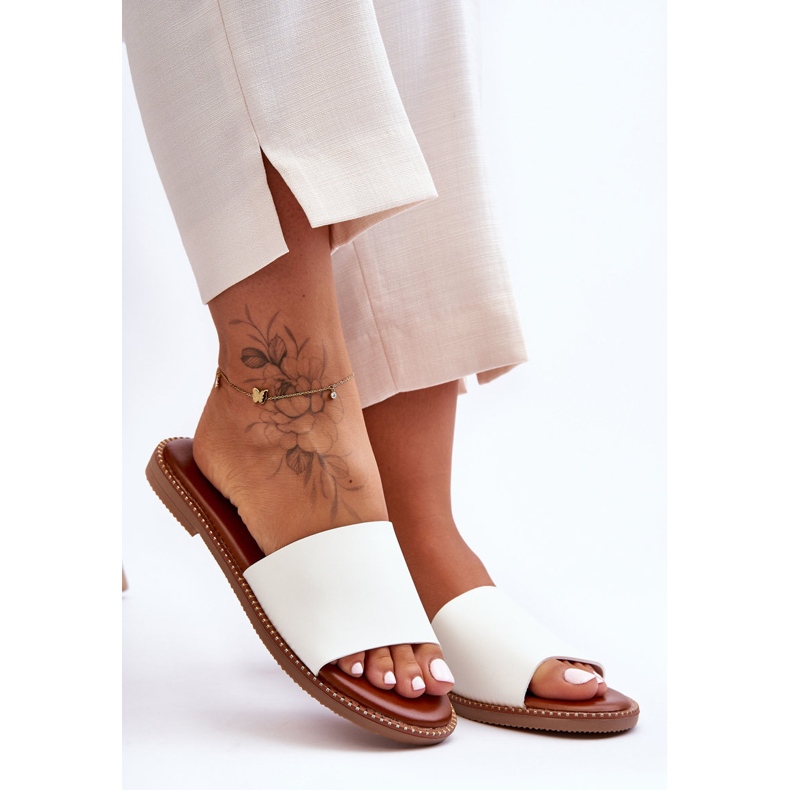 Sandales Classiques Femme Blanc Aphrodite blanche 2