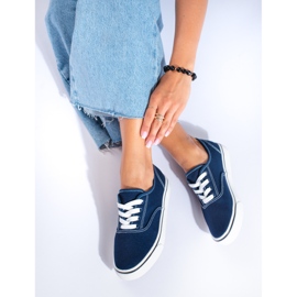 SHELOVET Baskets femme bleu 2