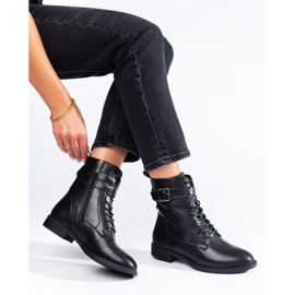 Bottes classiques femme Shelovet noires 1