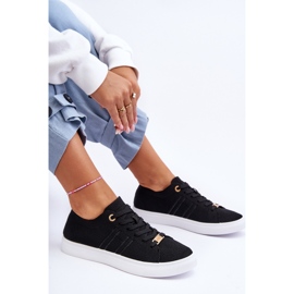 PE1 Baskets à lacets pour femmes Noir Etna le noir 1
