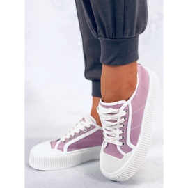 Baskets plateforme femme Dors Violet 1