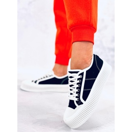 Baskets pour femmes sur la plateforme Dors Black le noir 1