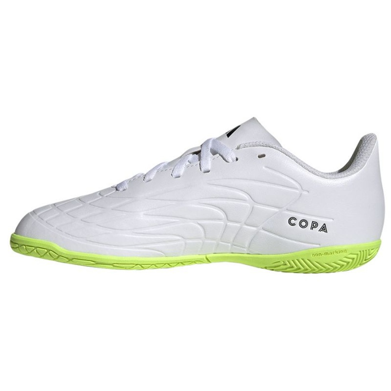 Adidas Copa Pure.4 In Jr GZ2552 chaussures de football blanche 1