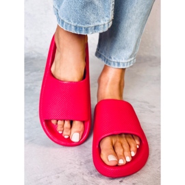 Claquettes en caoutchouc rouge Ritter 2