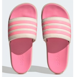 Tongs Adidas Adilette Platform HP9409 roses beige 2