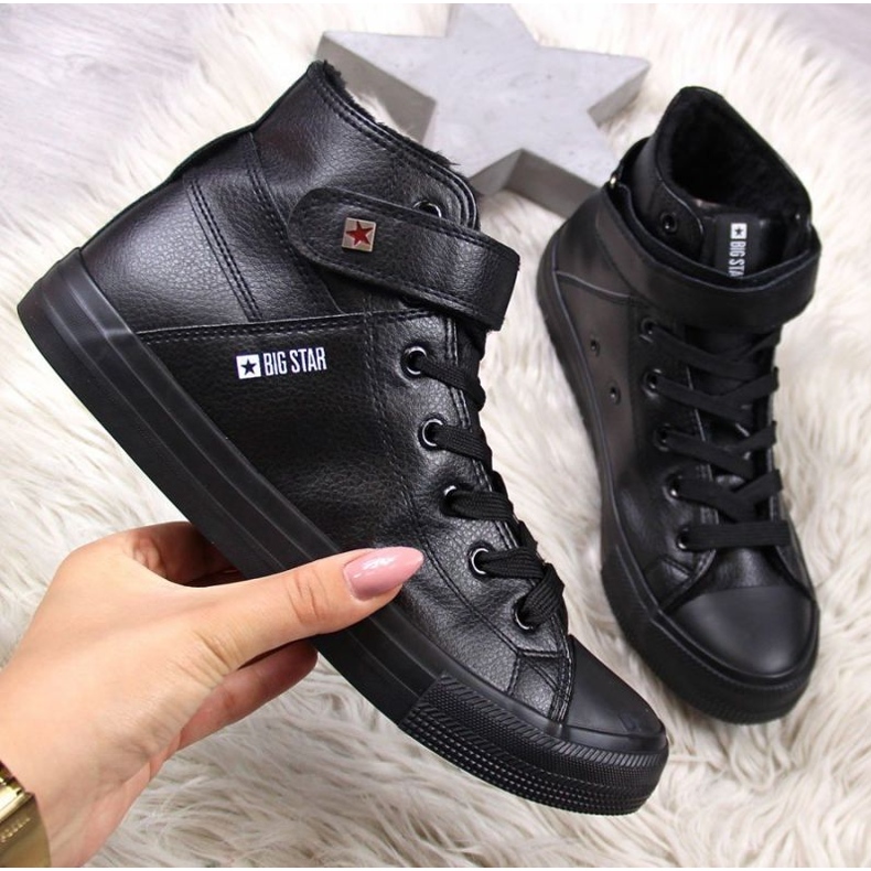 Chaussures noires Big Star W V274542F 1