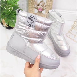 Bottes de neige isolées argentées Big Star II274118 1