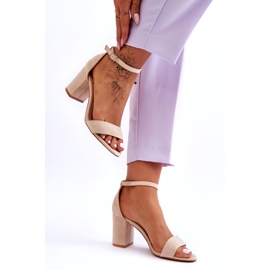 Sandales beige éco-éco-électriques des femmes 3