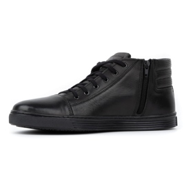 KENT 304 Chaussures décontractées pour hommes noir le noir 2
