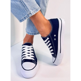 Baskets classiques pour femmes Fargis D.BLUE bleu 3