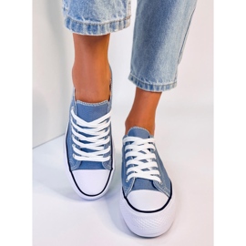 Baskets classiques pour femmes Fargis L.BLUE bleu 2