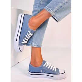 Baskets classiques pour femmes Fargis L.BLUE bleu 3