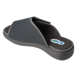 Dr.ORTO Befado chaussons pour hommes avec fond velcro 078M001 vert 2