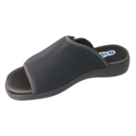 Dr.ORTO Befado chaussons pour hommes avec fond velcro 078M001 vert 1