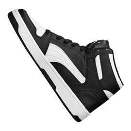Baskets Puma Rebound LayUp Jr 370486 01 le noir 1
