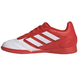 Chaussures adidas Super Sala In Jr IE1552 multicolore oranges et rouges 1