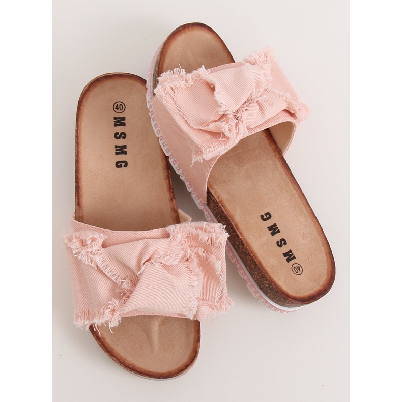 Pantoufles Fear Pink pour femmes rose 1